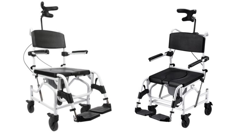 Découvrez le fauteuil roulant de douche Kakadu Tilt pour l’hygiène quotidienne