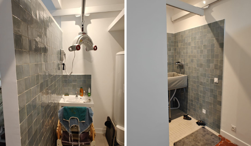 Installation d’un rail de transfert plafonnier Scaleo à Marseille proche de Venelles