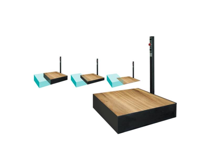 La plateforme PMR Onestep pour le franchissement d'obstacles à Venelles