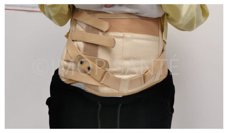 Corset coutil dorso-lombaire sur-mesure Aix en Provence