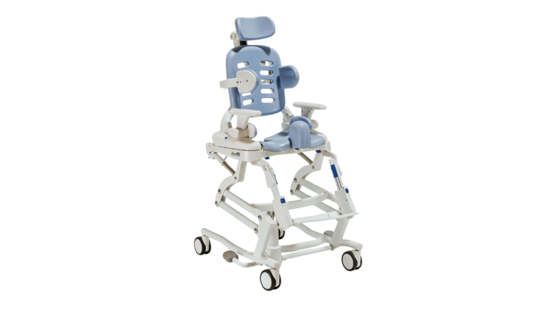Chaise de douche et de WC Rifton HTS Schuchmann pour le confort des enfants handicapés